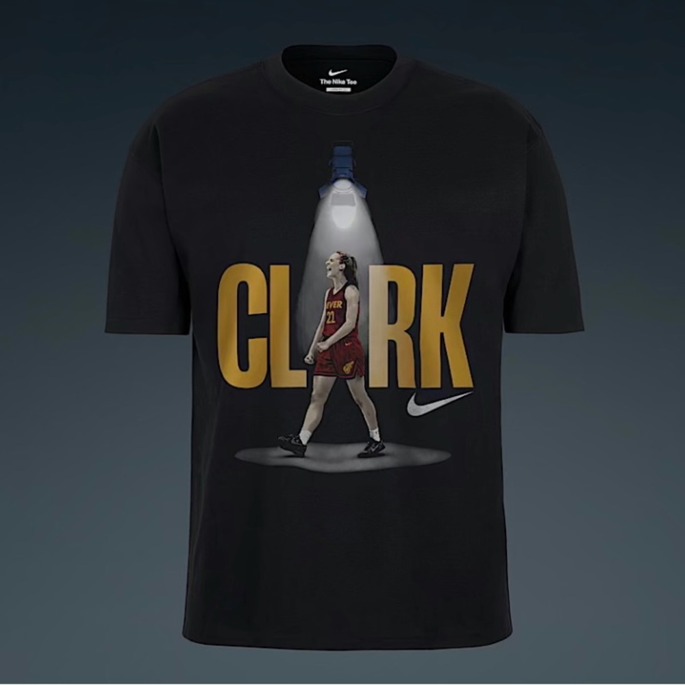Caitlin Clark Nike "So Win" Adult Nike Basketball Tee Men’s Medium (Loose fit).